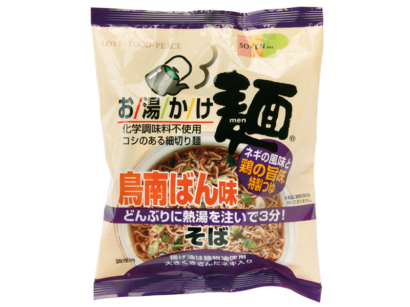 創健社　お湯かけ麺　鳥南ばん味そば…画像