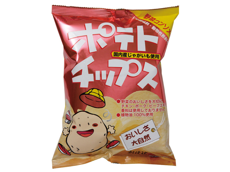創健社　ポテトチップス　野菜コンソ…画像