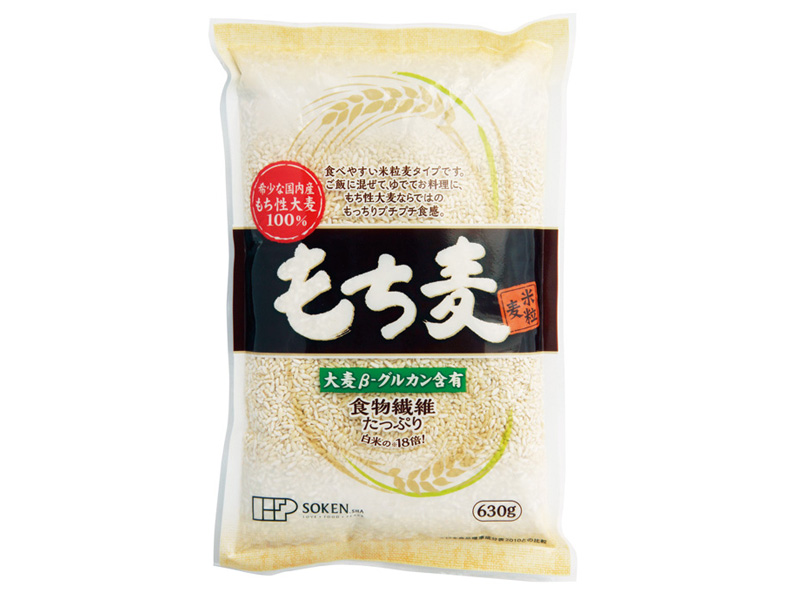 創健社　もち麦(米粒麦)　630g画像