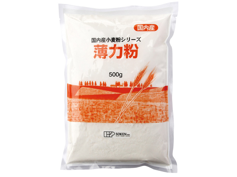創健社　国内産  薄力粉　500g画像