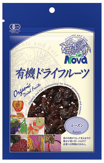 (ノヴァ)有機レーズン120g　　画像