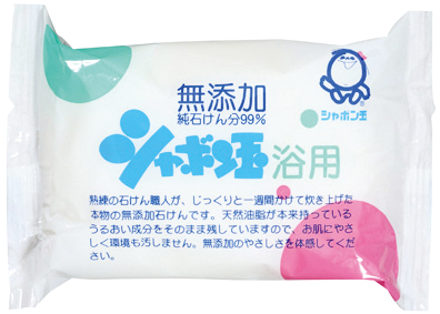(シャボン玉)浴用石けん100g　　画像