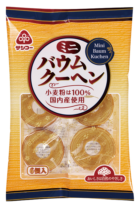(サンコー)ミニバウムクーヘン6個…画像